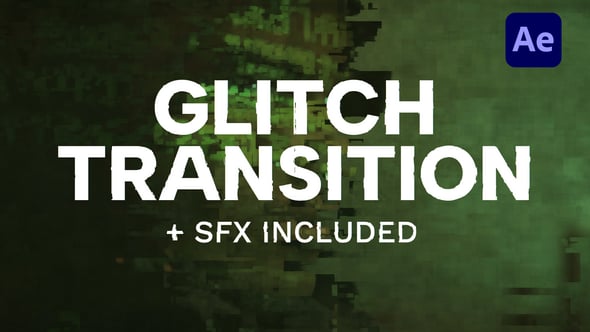 Videohive Glitch Transitions 61659034