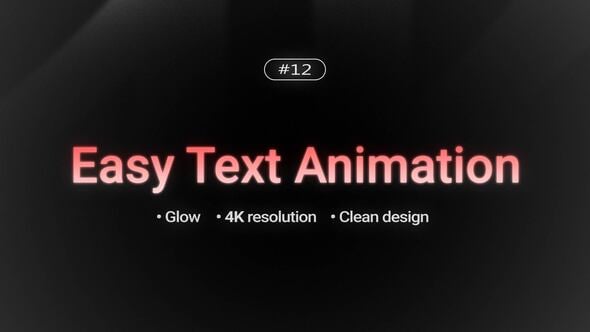 Videohive Easy Text Animation