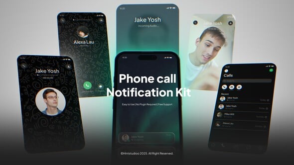 Videohive Phone Call UI Notification
