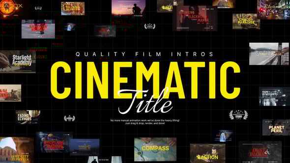 Videohive Intro Cinematic Trailer Titles