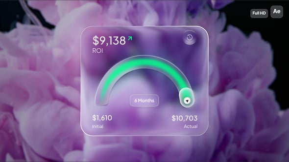 Videohive Liquid Glass UI Widgets