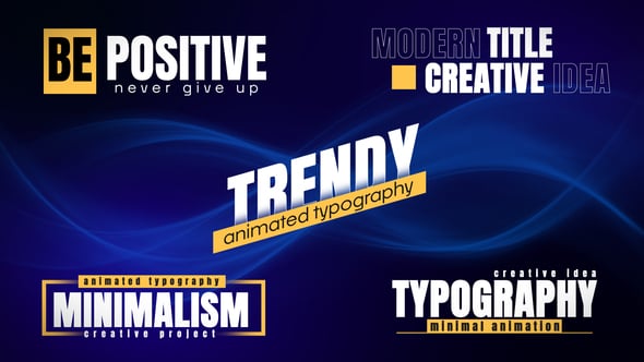 Videohive Minimal Titles 61592757