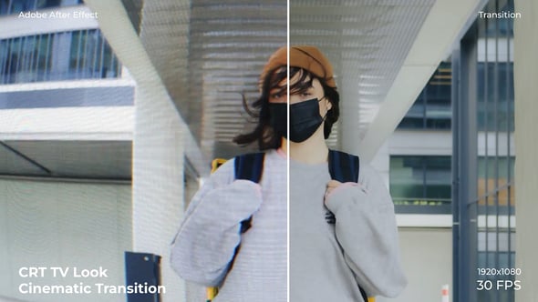 Videohive CRT TV Look Cinematic Transition