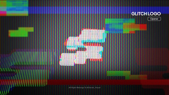 Videohive Glitch Logo Opener 61596140