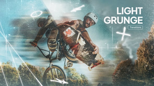 Videohive Light Grunge Transitions