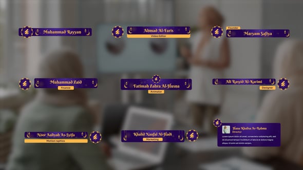 Videohive Ramadan Lower Thirds