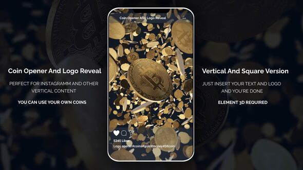 Videohive Coin Opener And Logo Reveal 61429057
