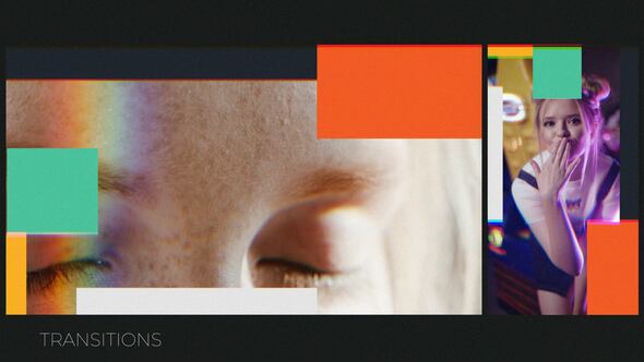 Videohive Colorful Dynamic Transitions