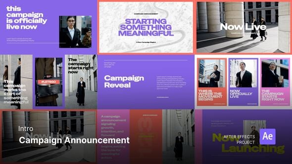 Videohive Intro – Campaign Announcement