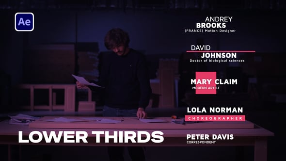 Videohive Lower Thirds 01