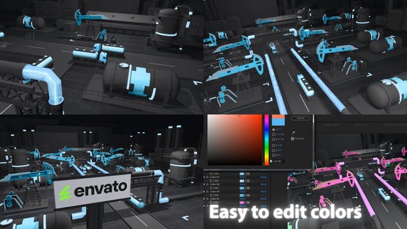 Videohive Oil Production Technology