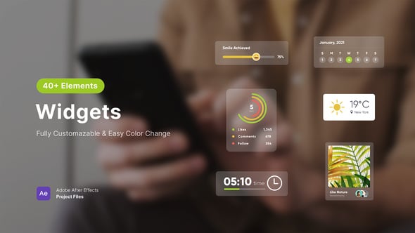 Videohive Infographic Widgets 59207117