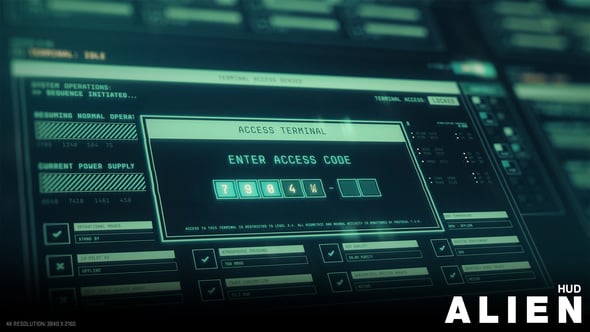 Videohive HUD – Alien (Retro HUD)