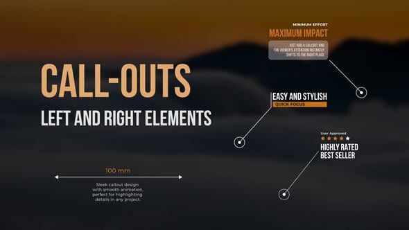 Videohive Call Outs Light