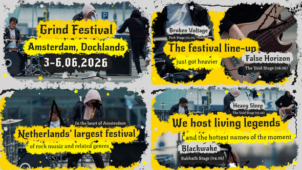 Videohive Rock Music Event Promo | Concert & Festival Opener