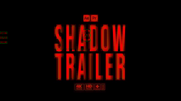 Videohive Shadow Trailer Titles