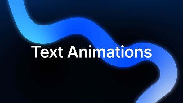 Videohive Text Animations | AE