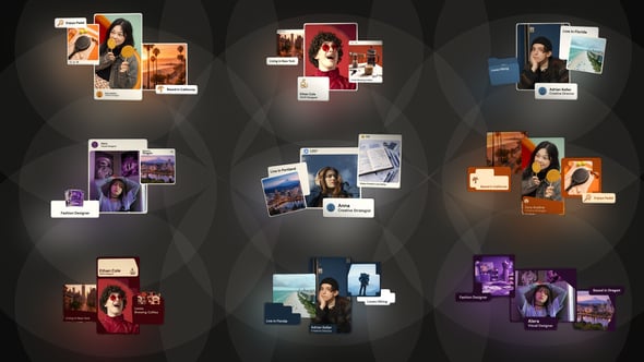 Videohive Floating Name Card