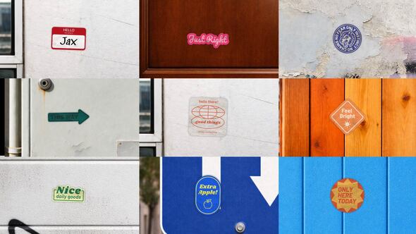 Videohive Logo Sticker Loop