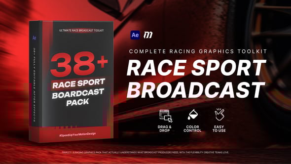 Videohive Race Sport Broadcast Pack