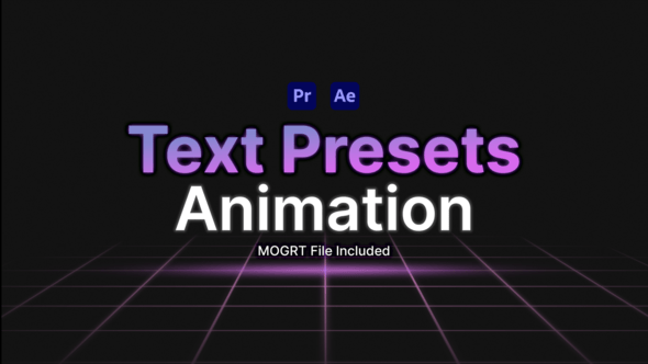 Videohive Text Animation Preset