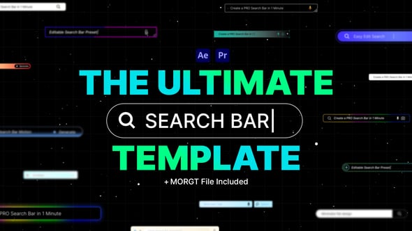 Videohive Ultimate Search Bar Kit