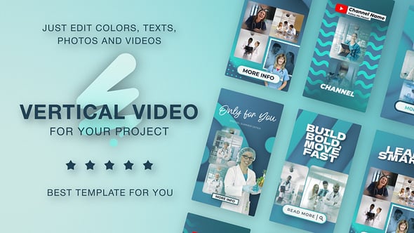 Videohive Vertical Carousel Medical Sliders