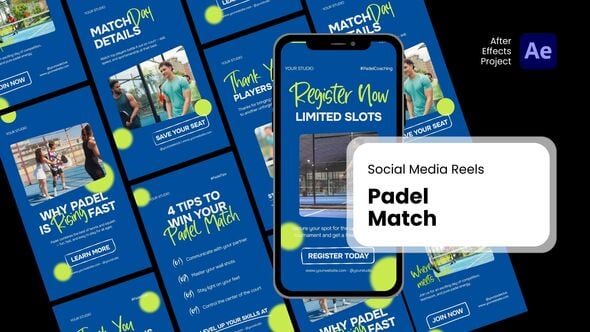 Videohive Reels – Padel Match