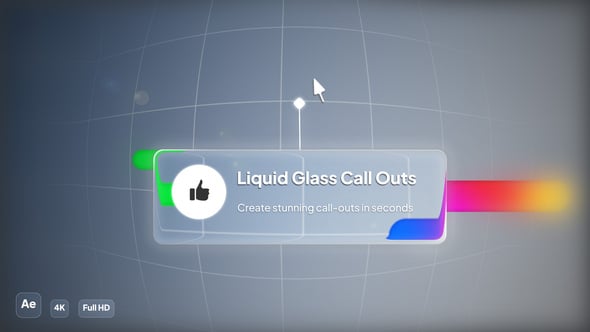 Videohive Liquid Glass Call-Outs