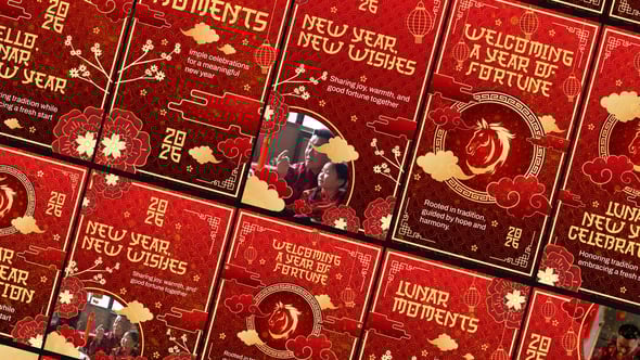 Videohive Chinese New Year Social Media after effect 61484701