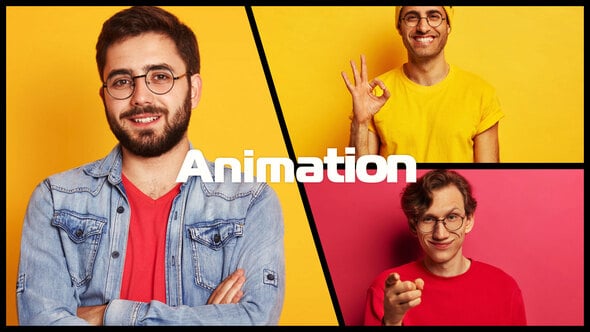 Videohive Abstract SplitScreen Opener