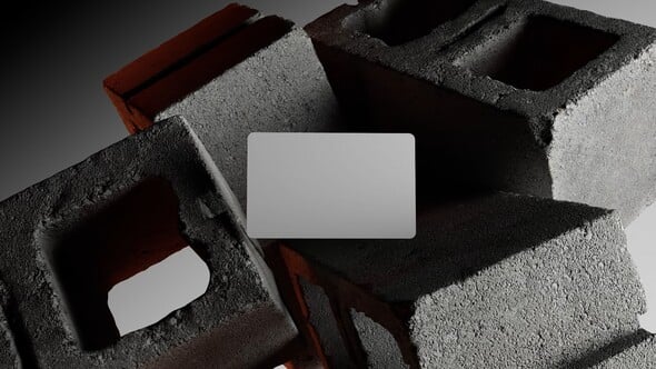 Videohive Credit Card Mockup – Concrete Bricks