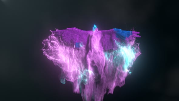 Videohive Colorful magical Hawk Intro