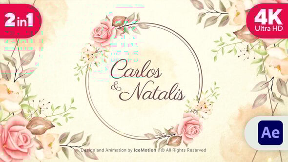Videohive – Wedding Invitation 4K (2 in 1)