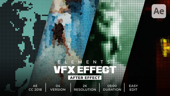 Videohive – Old Cell & Pattern Effects