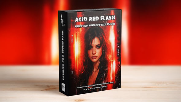 Videohive – Acid Red Cinematic Flash Transitions for Premiere Pro
