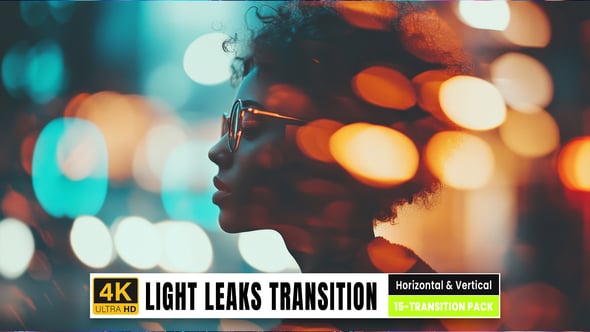 Videohive – Dramatic Light Leaks Transitions