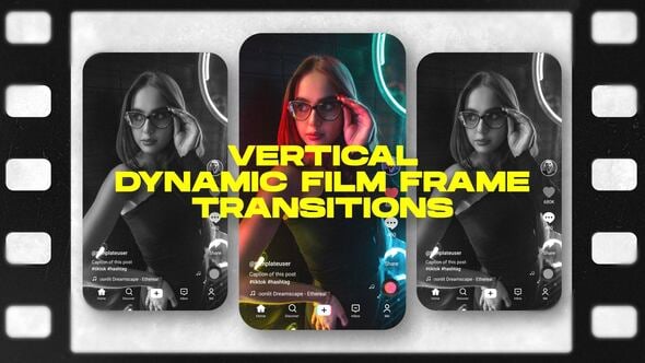 Videohive – Dynamic Film Frame Transitions for Reels & Shorts
