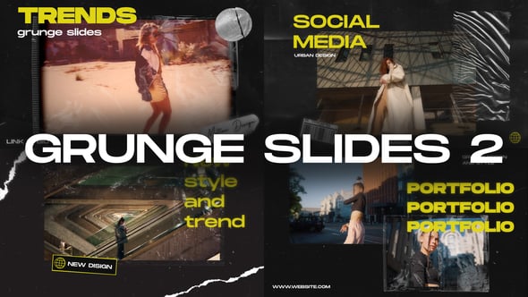 Videohive – Grunge Slides 2