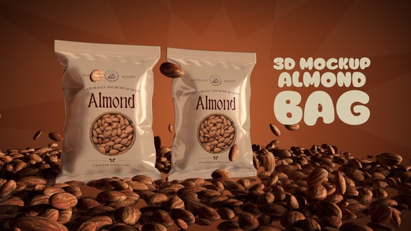 Videohive – 3D Mockup Almond Bag