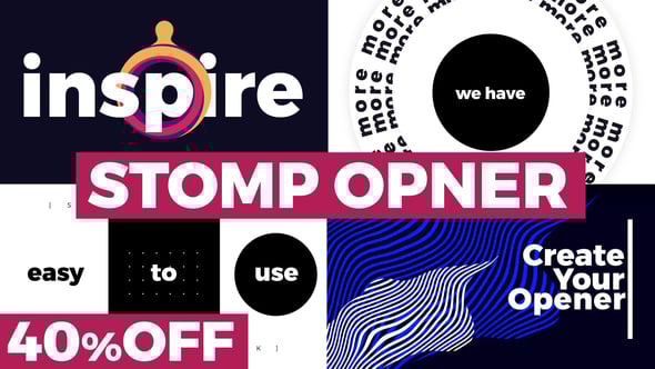 Videohive – Stomp Promo Opener
