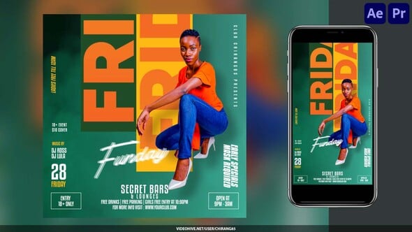 Videohive – Night Club Flyer V35 Music Party Promo