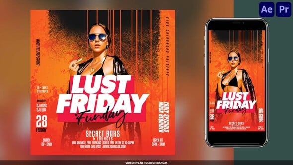 Videohive – Night Club Flyer Social Media Promo
