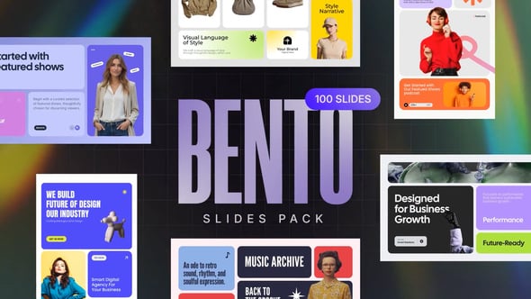 Videohive – Bento Slides Pack