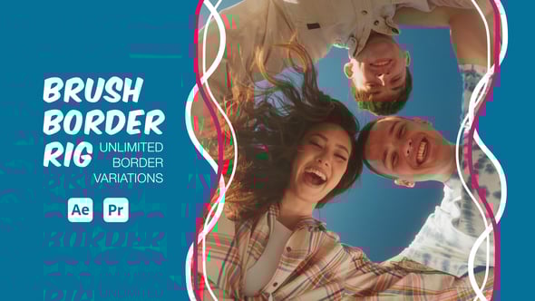 Videohive – Animated Brush Border Rig for After Effect Premiere Pro