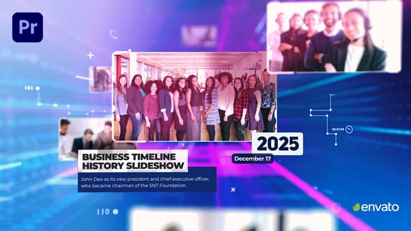 Videohive – Corporate Timeline History Slideshow – Premiere Pro