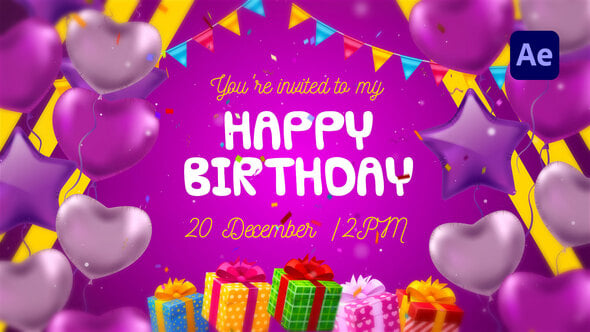 Videohive – Happy Birhday