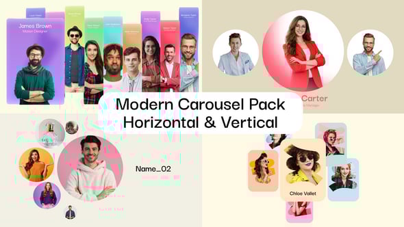 Videohive – Modern Carousel Pack | Horizontal & Vertical