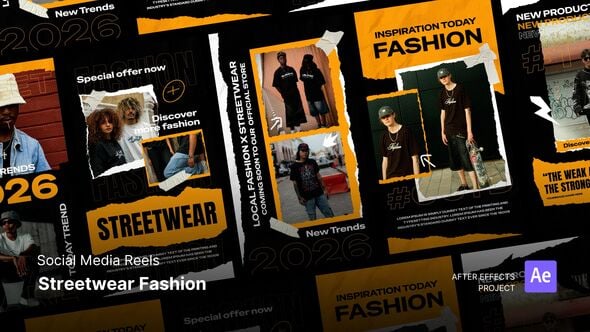 Videohive – Reels – Streetwear Fashion