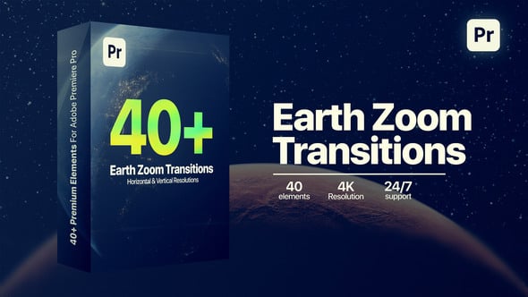Videohive – Earth Zoom Transitions 62596084